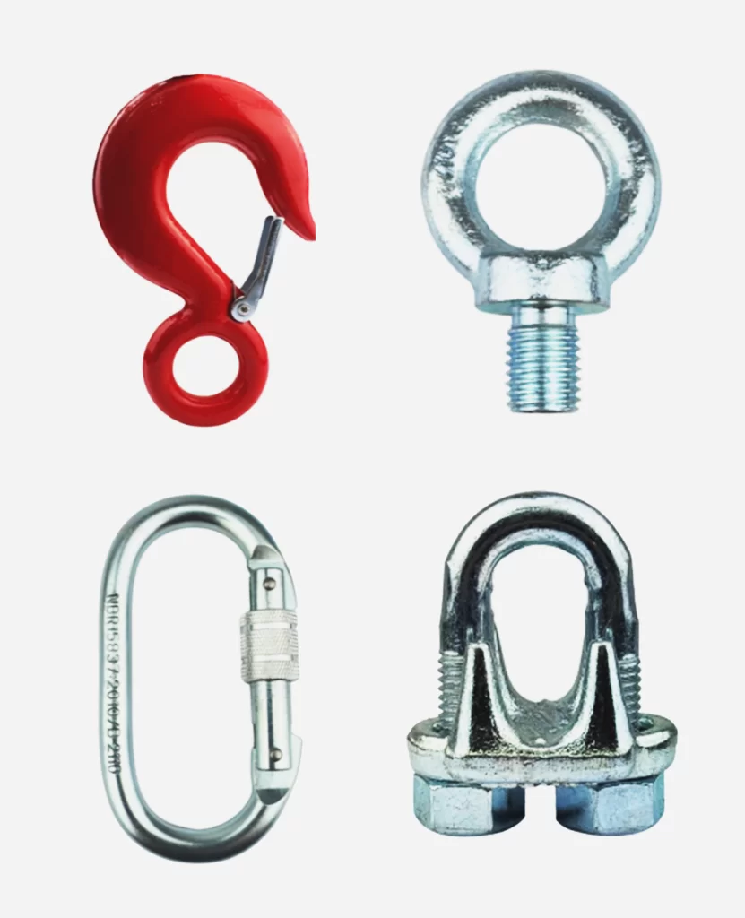 Acessórios para cabos de aço